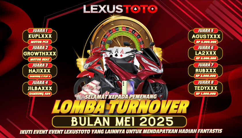 LOMBA TURN OVER LEXUSTOTO